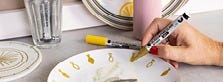 Décoration pour verre et porcelaine (lavable)