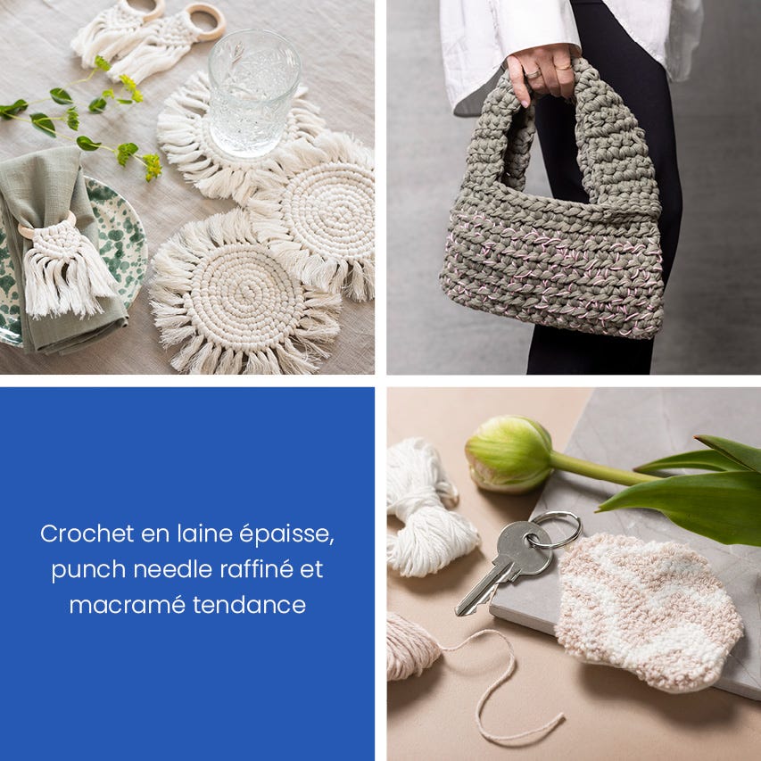 Image de collage - Différentes inspirations pour les projets de crochet