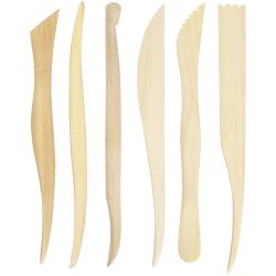Outils de modelage, L : 15 cm, 6pièces/ 1 Pq.