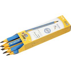 Crayons pour débutants, L : 14 cm, ép. 10 mm, mine 4 mm, 12 pièces/ 1 Pq.