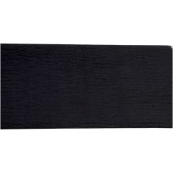 Papier Crépon, feuille 50x250 cm, noir, 10pli/ 1 Pq.