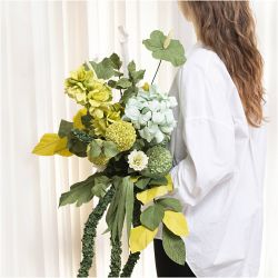 Papier Cr&eacute;pon, feuille 25x60 cm, Cr&ecirc;p&eacute; &agrave; 180%, 105 gr, vert clair, 4 flles/ 1 Pq.