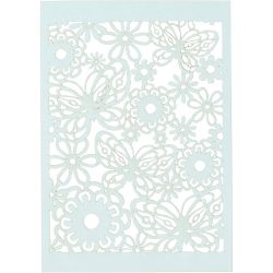 Papier cartonné motif dentelle