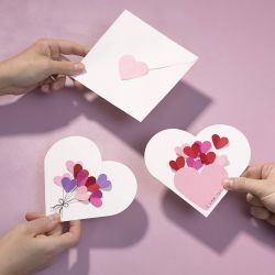 Cartes en forme de coeur