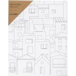 Toile de peintre imprimée