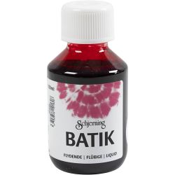 Peinture Batik pour textile, rose, 100ml/ 1 flacon