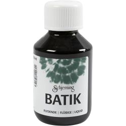 Peinture Batik pour textile, vert, 100ml/ 1 flacon