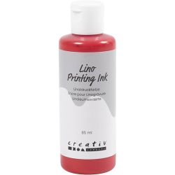 Encre pour Linogravure, rouge, 85 ml/ 1 flacon