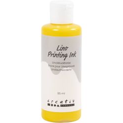 Encre pour Linogravure, jaune, 85 ml/ 1 flacon