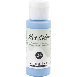 Peinture Acrylique Plus Color, bleu ciel, 60ml/ 1 flacon