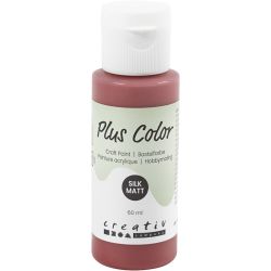 Peinture Acrylique Plus Color, rouge antique, 60ml/ 1 flacon