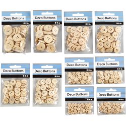 Boutons en bois