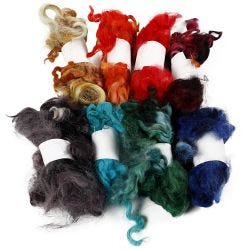 Mèches bouclées