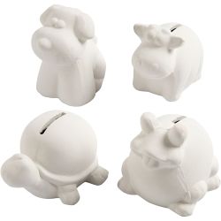 Tirelires en forme d'animaux