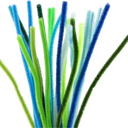 Fil chenille, 25 pièces/ 1 Pq.