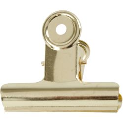 Pince métallique, 7,5 cm, laiton, 6pièces/ 1 Pq.