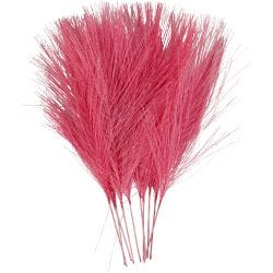 Plumes artificielles, 15 cm, 8 cm, rose, 10pièces/ 1 Pq.