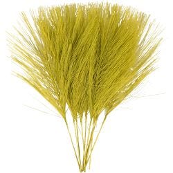 Plumes artificielles, 15 cm, 8 cm, vert, 10pièces/ 1 Pq.
