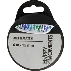 Ruban de satin avec impressions