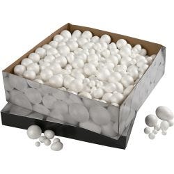 Boules et Oeufs en Polysytrène
