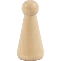 Corps de figurine en bois