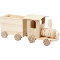 Train jouet avec wagon