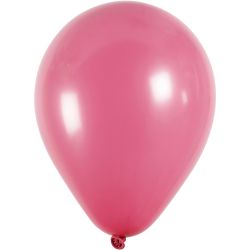 Ballons, rond, 23 cm, rose foncé, 10pièces/ 1 Pq.