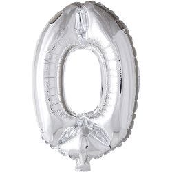 Ballon en aluminium, Oval, 41 cm, argent, 1 pièce