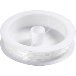 Cordon élastique, Rond, 1 mm, 10m/ 1 rouleau