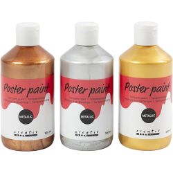 Peinture à la détrempe Métallisée