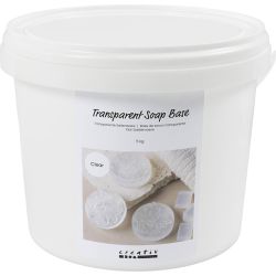 Base de savon transparente