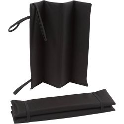 dim. 31x33 cm, noir, 12 pi&egrave;ces/ 1 Pq.