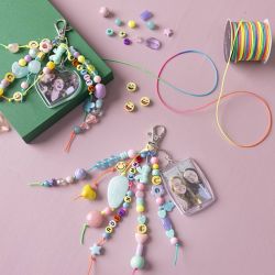 Perles rondes avec lettre