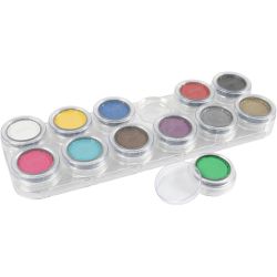 Palette de maquillage pour visage à base d'eau
