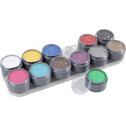 Palette de maquillage pour visage à base d'eau