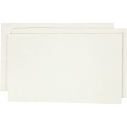 Pulpe de Papier, feuille 20x12 cm, blanc cassé, 100 gr/ 1 Pq.