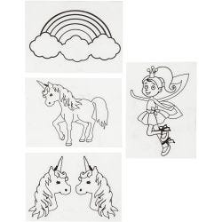 Feuilles de plastique thermorétractable avec motifs