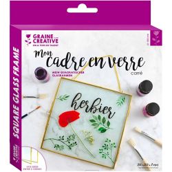 Cadre herbier Carré en métal à suspendre