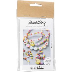 Mini Kit DIY Bijoux, Bracelet et bague élastiques, 1 Pq.