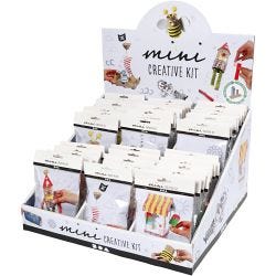 Présentoir de table avec des Mini Kit DIY, 60set/ 1 Pq.