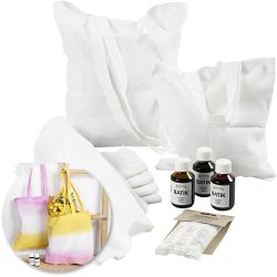 Kits - Torchons et sac fourre-tout teints en batik