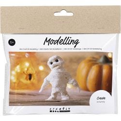 Mini Kit DIY Modelage, Momie, blanc, 1 Pq.