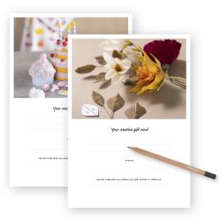 Carte cadeau créative
