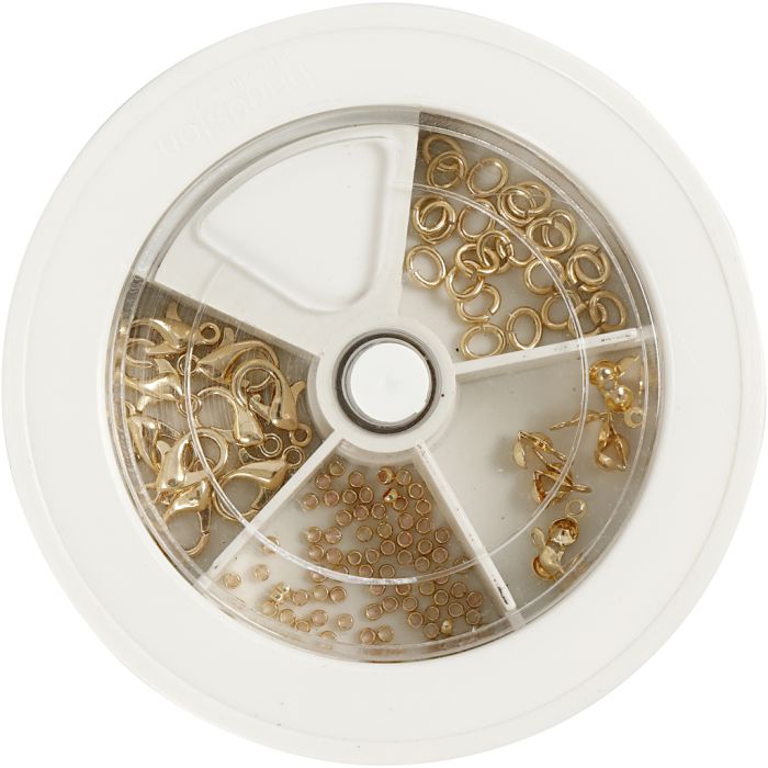 Kit de Démarrage pour la fabrication de bijoux, doré, 1 set