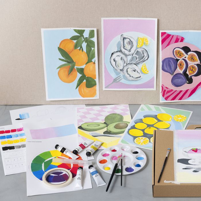 Kit de démarrage DIY : Apprendre à peindre avec de la gouache