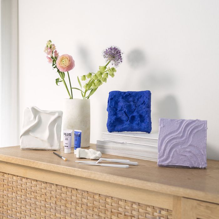 Décoration murale 3D avec trois techniques et matériaux différents