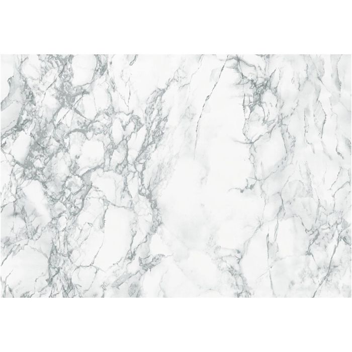 Film Adhésif, marbre, L : 45 cm, gris, 2 m/ 1 rouleau