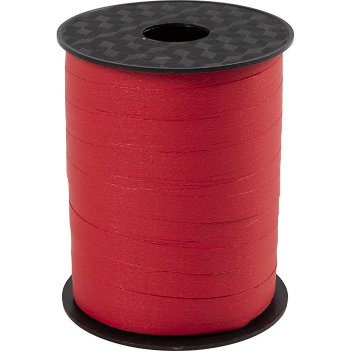 Ruban cadeau, L : 10 mm, mate, cerise, 250 m/ 1 rouleau