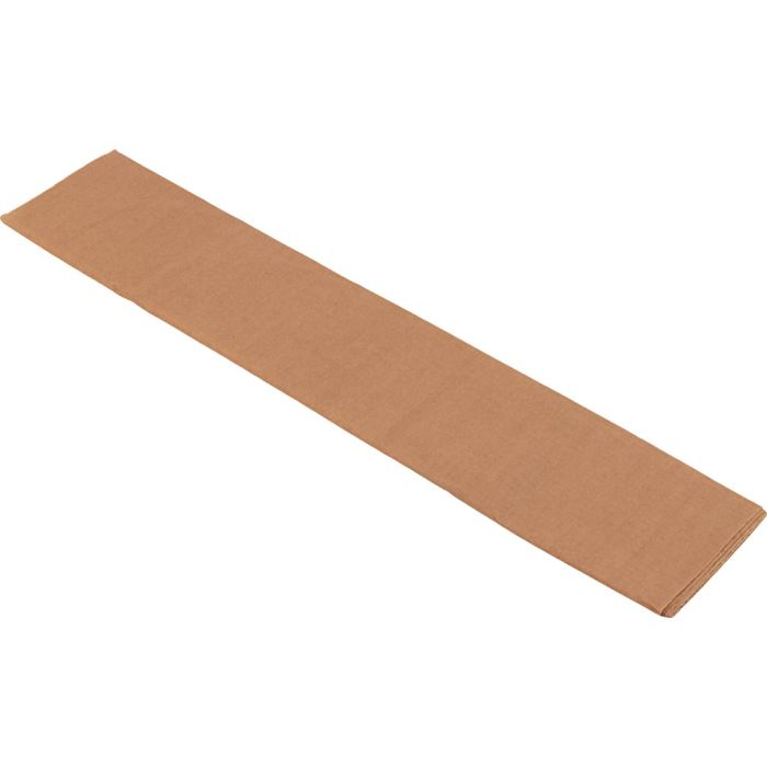 Papier Crépon, feuille 50x250 cm, 22 gr, brun clair, 1 pli/ 1 Pq.