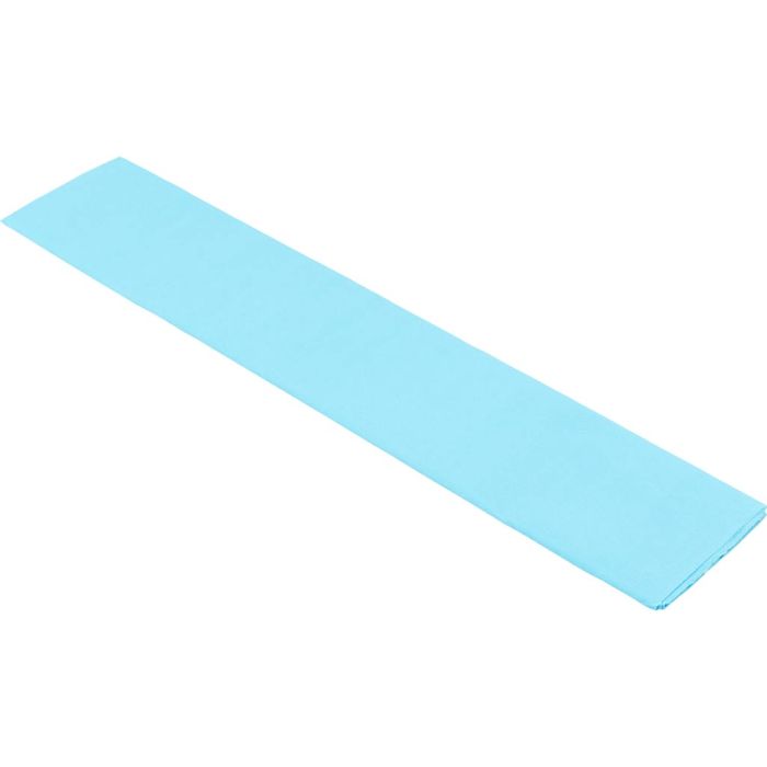 Papier Crépon, feuille 50x250 cm, 22 gr, bleu clair, 1 pli/ 1 Pq.